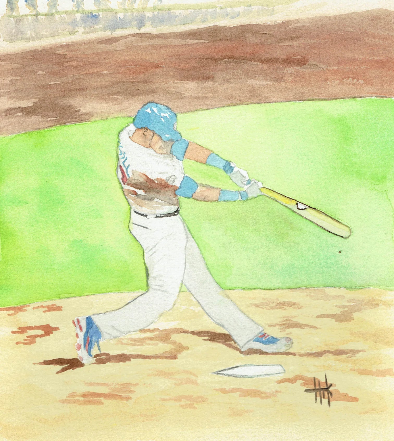 CUBS RUSSELL - PAINTING