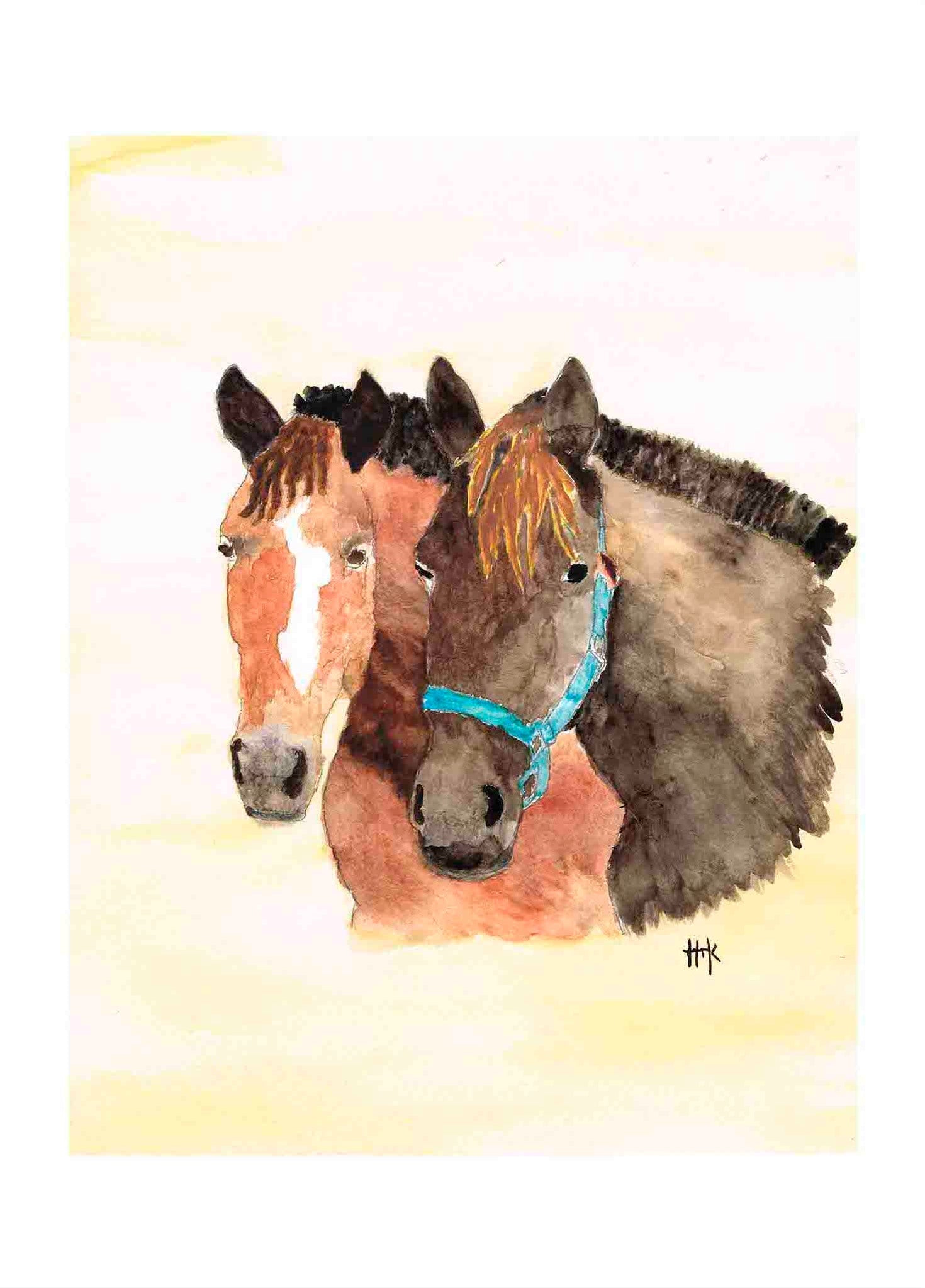 HORSES - 10-PACK CARDS