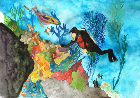 SCUBA DISCOVERY - PAINTING