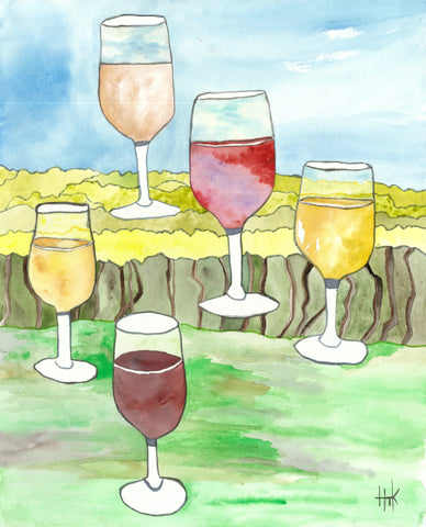 WINE TIME - PAINTING