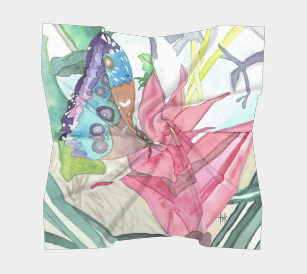 Square Scarf - Beautiful Butterfly