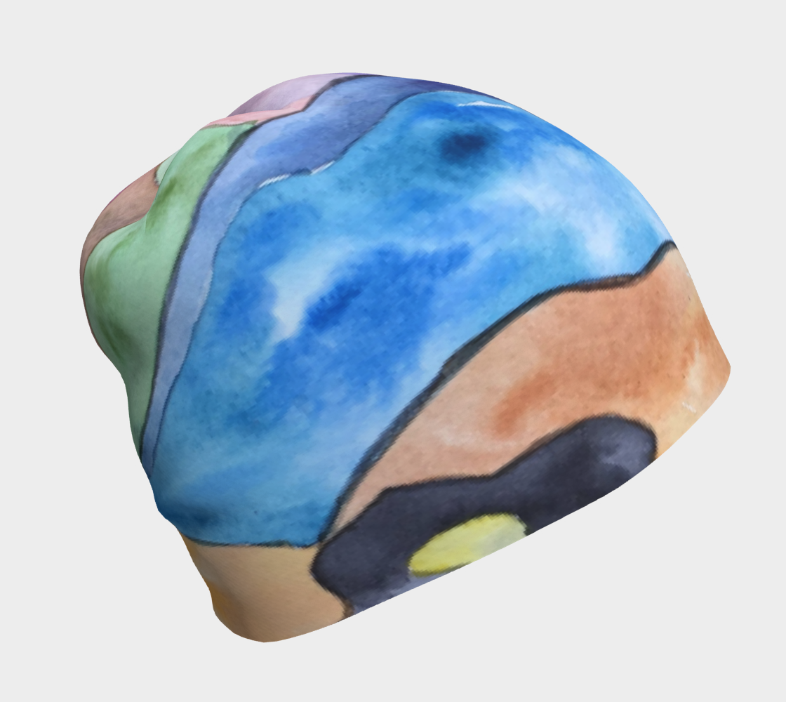 Beanie - Floral Abstract