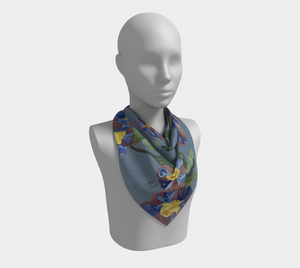 Square Scarf - Floral Vines