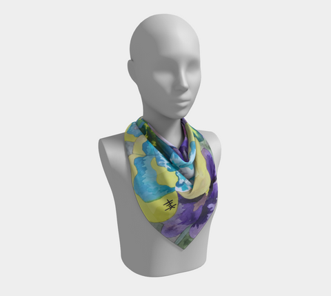 Square Scarf - Spring Flowers