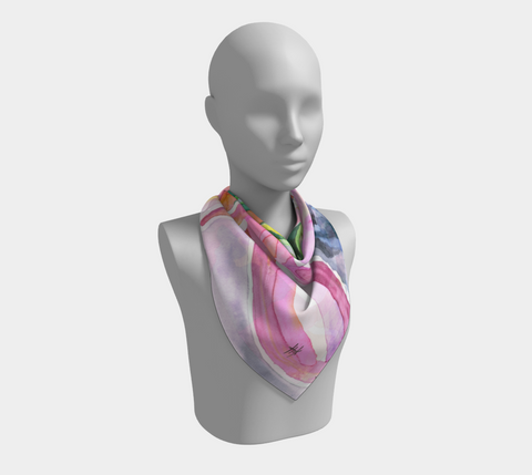 Square Scarf - Psychedelic Spray