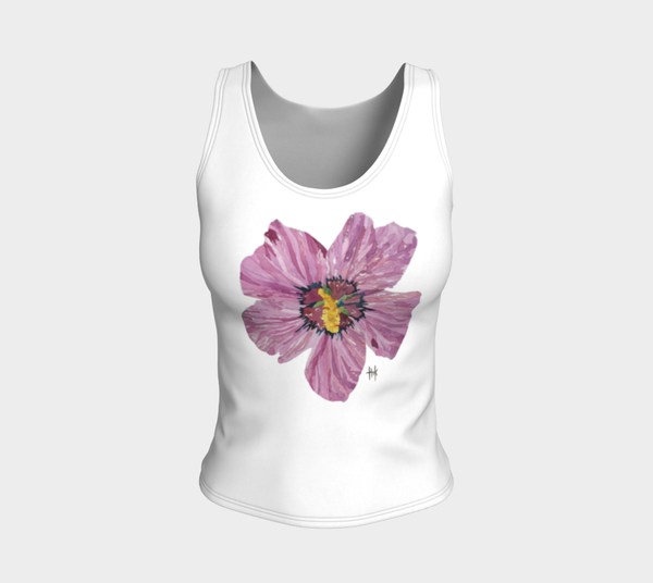 Fitted Tank - Fuchsia Flare